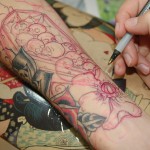 Trish at work